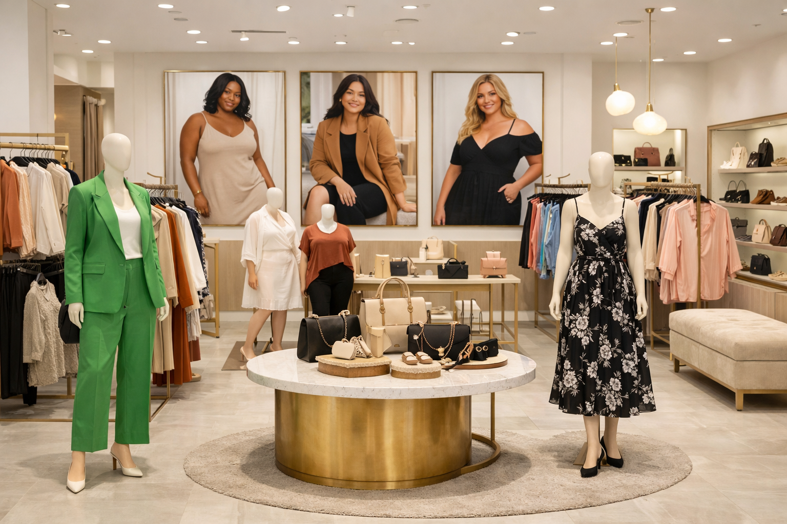 Retail fashion storefront
